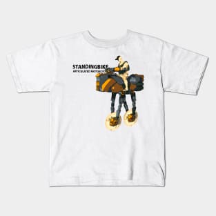 Vertical Motorcycle 3 Kids T-Shirt